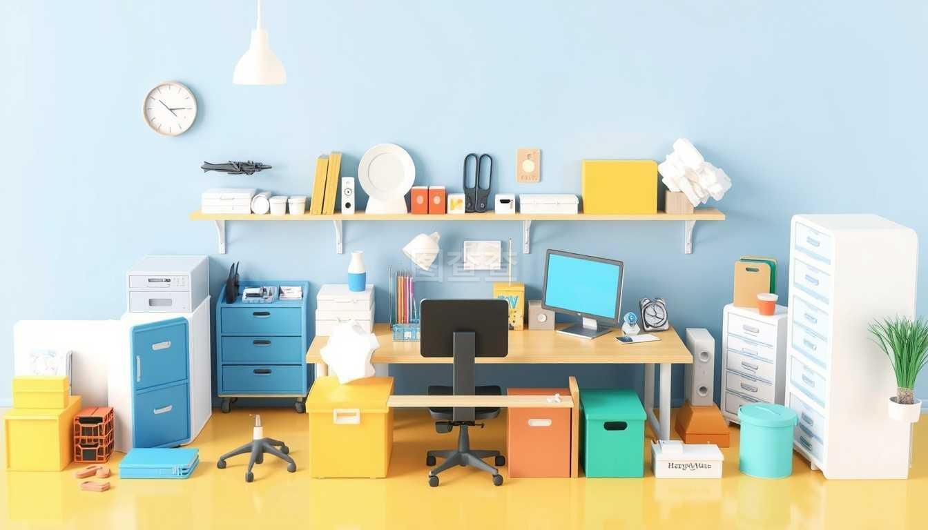 3D辦公用品插圖 展現(xiàn)企業(yè)文化與專業(yè)風(fēng)采